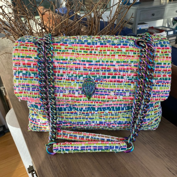 Kurt Geiger Handbags - Kurt Geiger London Kensington Tweed Shoulder Bag